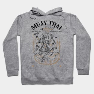 Kickboxing Tattoo Muay Thai Sak Yant Monkey King Hoodie